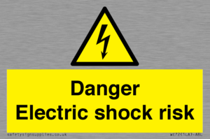 Danger Electric shock risk